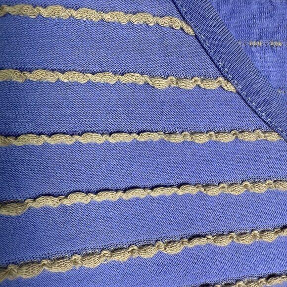 Matilda Jane Exploration Dress, Women's Sz XS, Periwinkle Blue & Gray Stripes - Picture 11 of 15